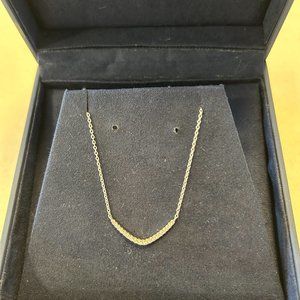 Diamond Semi Circle Necklace (0.15 kt)